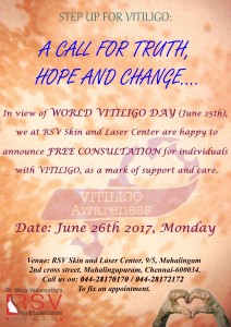 WORLD VITILIGO DAY AT RSV CLINIC, 2017                 