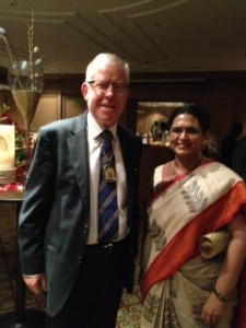 With the President of The Royal College of Physicians,  Glascow  